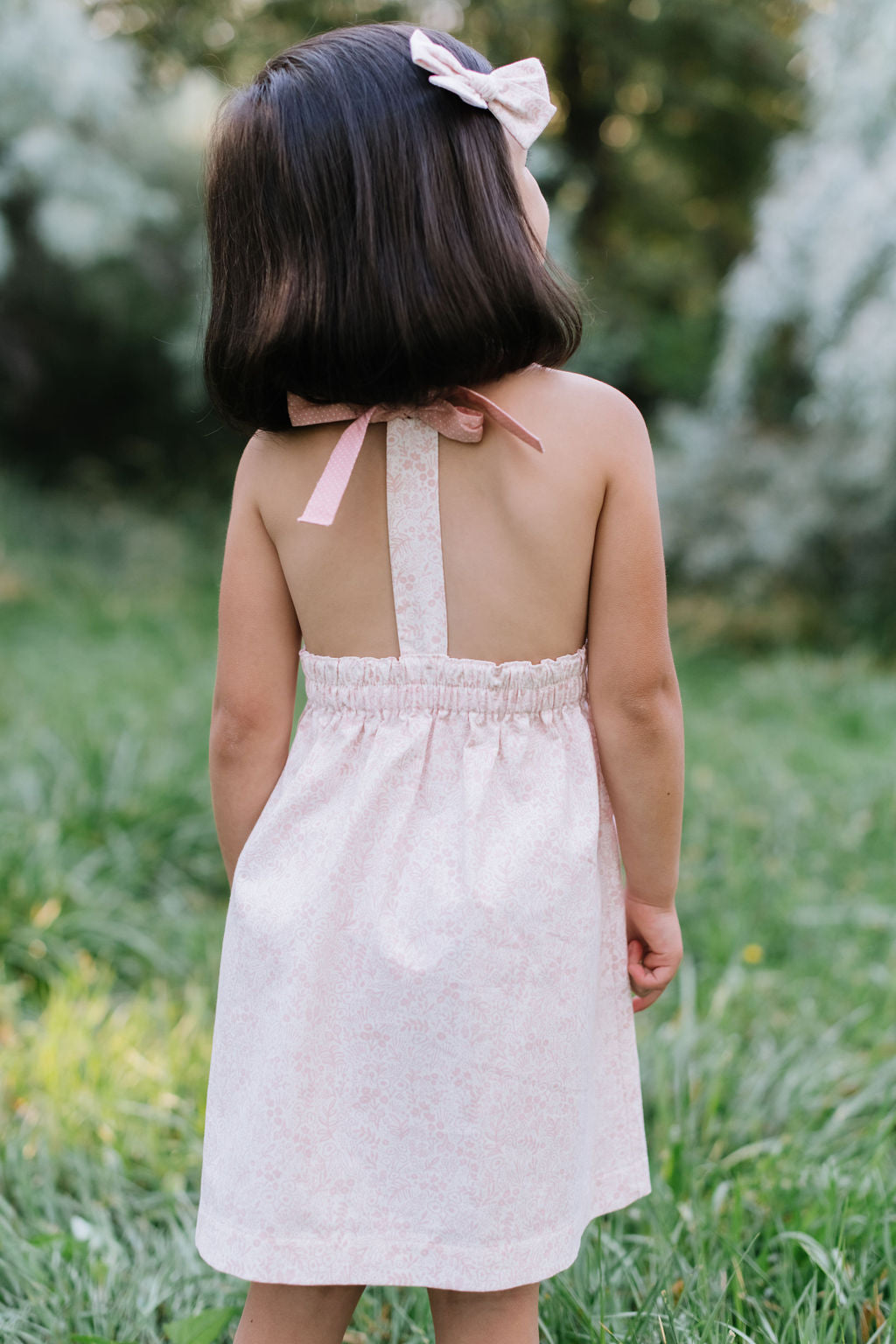 T-Back Dress in Rose Garden