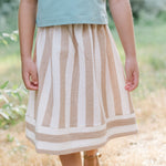 Load image into Gallery viewer, Midi Skirt in Fawn Stripe
