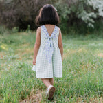 Load image into Gallery viewer, Sunday Dress in Pond Gingham
