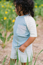 Load image into Gallery viewer, Raglan Tee in Spring Tea
