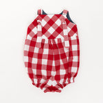 Load image into Gallery viewer, Knotted Bubble in Red Gingham

