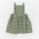 Load image into Gallery viewer, Pinafore Dress in Bush Gingham
