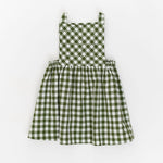 Load image into Gallery viewer, Pinafore Dress in Bush Gingham
