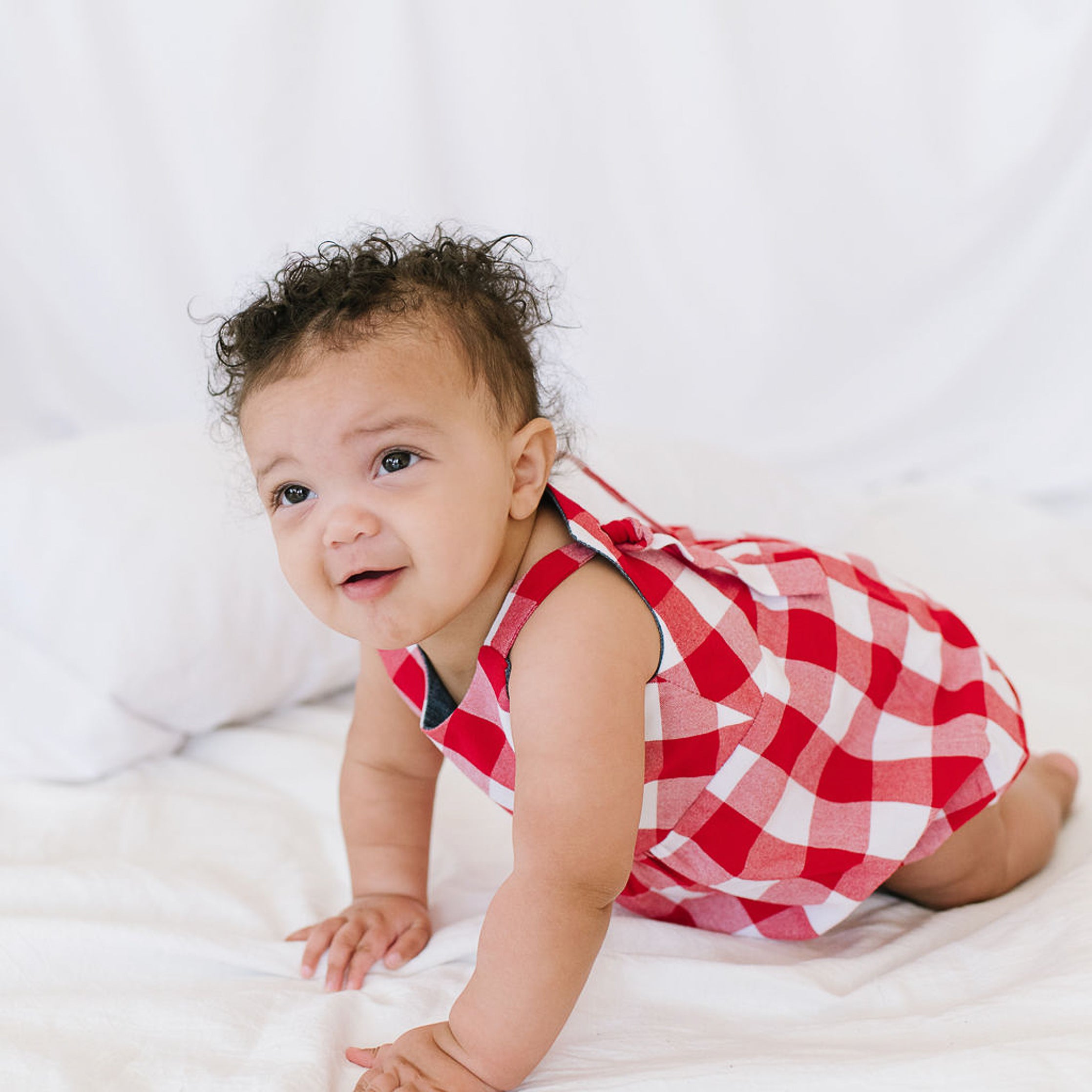 Knotted Bubble in Red Gingham