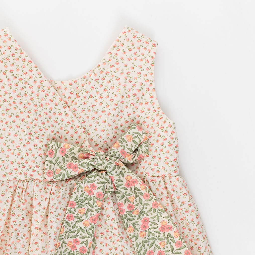 Wrap Dress in Petite Primrose