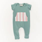 Load image into Gallery viewer, Zipper Romper in Pond Rose
